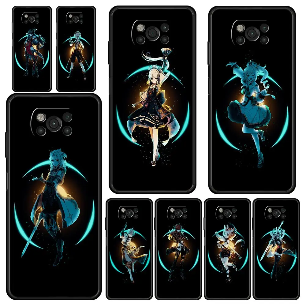 

Ayaka Ayato Genshin Impact Phone Case For Xiaomi Poco X3 NFC M3 F3 F4 M4 X4 Mi Note 12T 12 Pro 10 11 Lite 10T 5G 11T 9T Cover