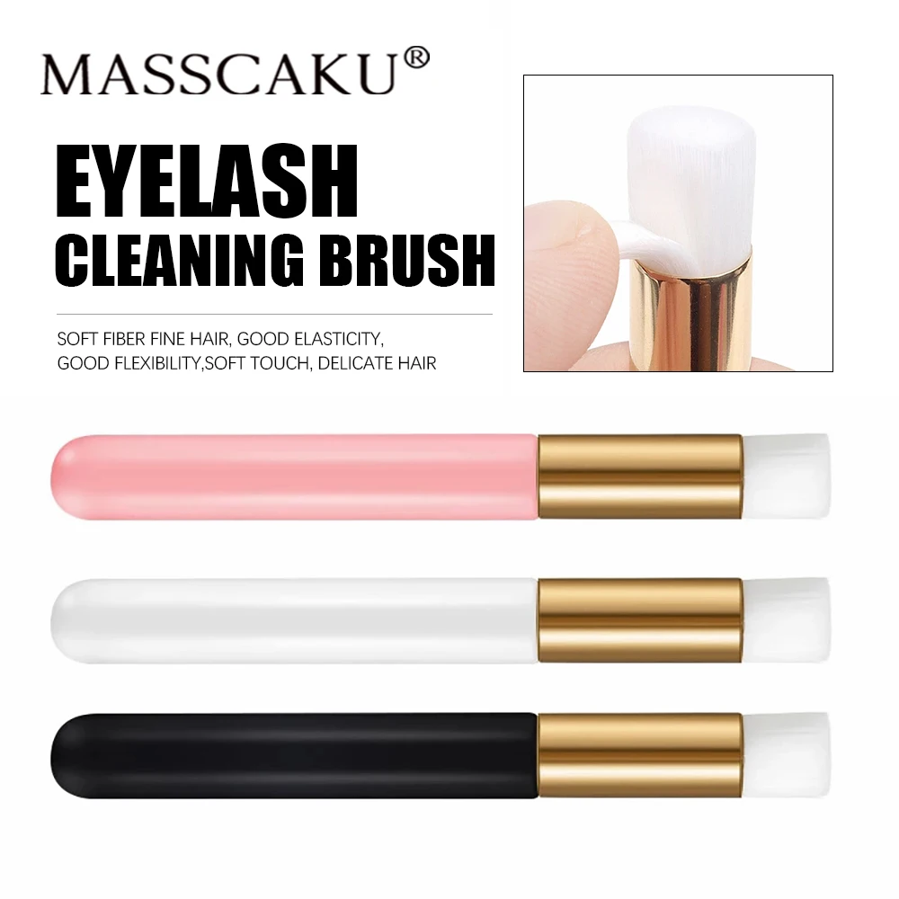

MASSCAKU Professional Eyelash Cleanser Brushes Lash Shampoo for Eyelashes Extensions Cosmetic Remover Face Deep Cleansing