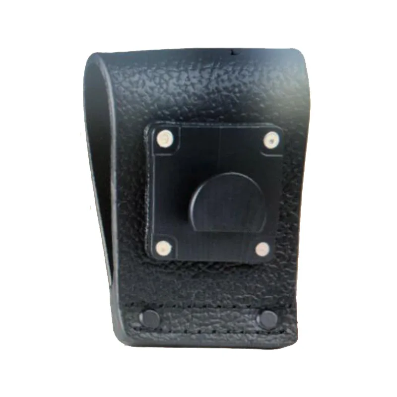 Protective Leather Sleeve Holster Shoulder Case Bag Back Clip for Motorola MTP3150 MTP3200 MTP3250 MTP3500 MTP3550 Walkie Talkie