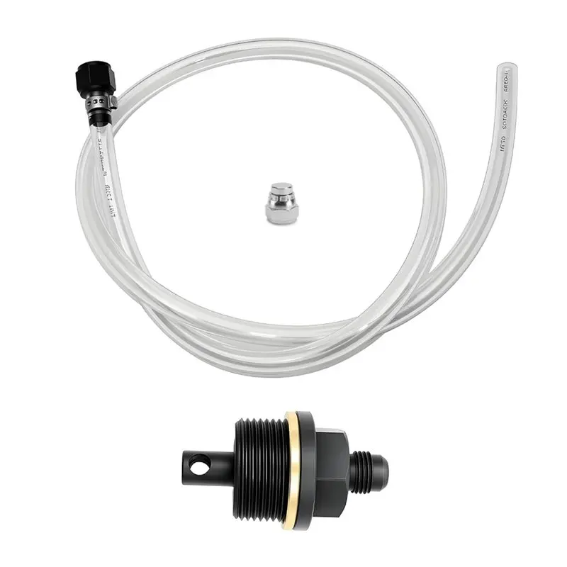 Фото Комплект адаптеров для подкачки масла ABQB для Detroit Diesel DD13 и DD15, 6492-10, резьба M33x2.0, шестигранник 27 мм, включает пылезащитную заглушку для шланга двигателя №1