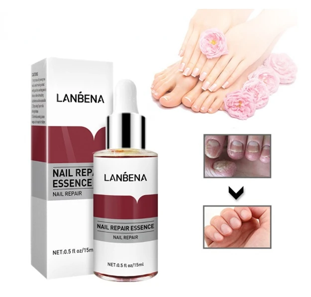 

LANBENA Nail Repair Essence With Small File 15ml Nail Accessories Drill