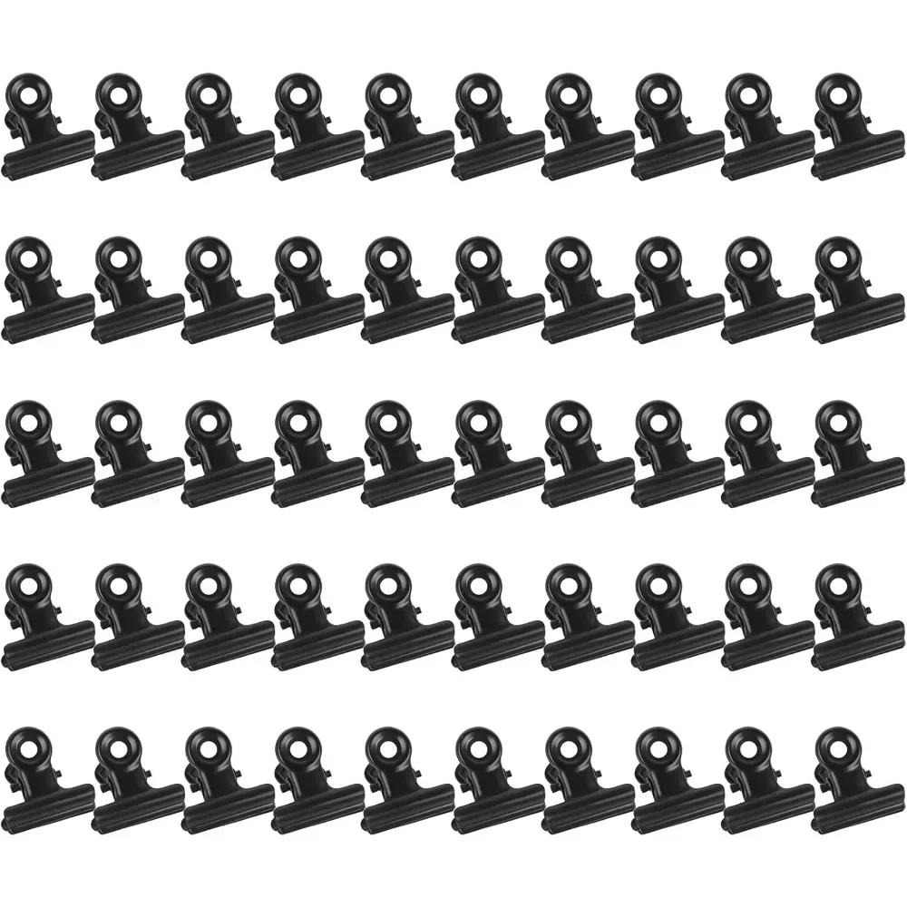 50 шт. металлические зажимы для бульдога герметичные мешков с едой папка билетов