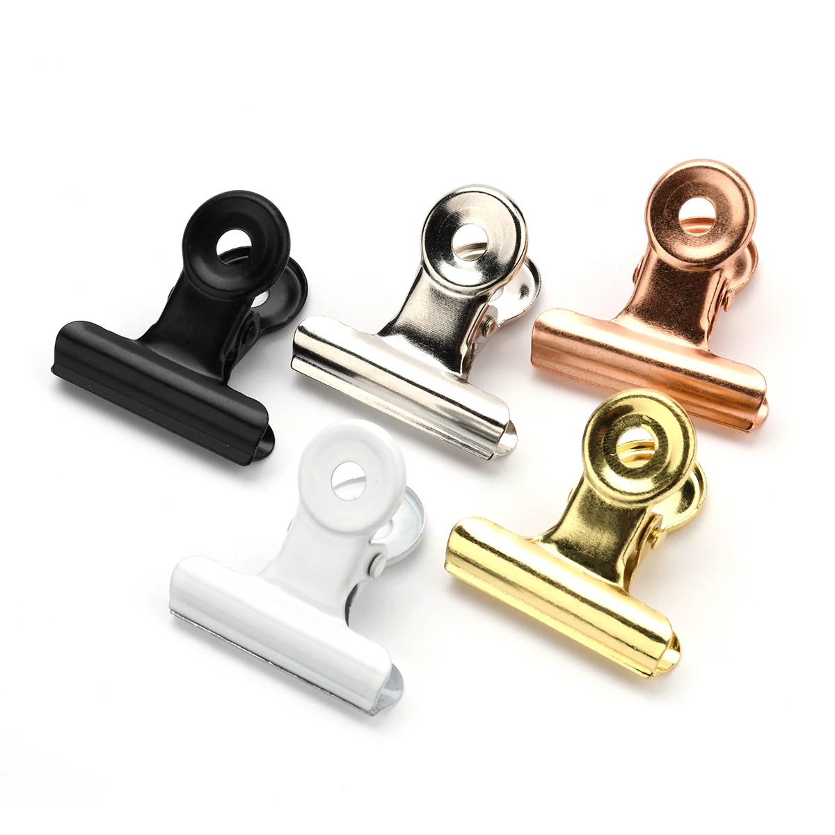 

5pcs Stainless Steel C Curve Nail Art Pinching Clips Professional Nail Extension Aid Tool Multifunctional Metal Durable Clips