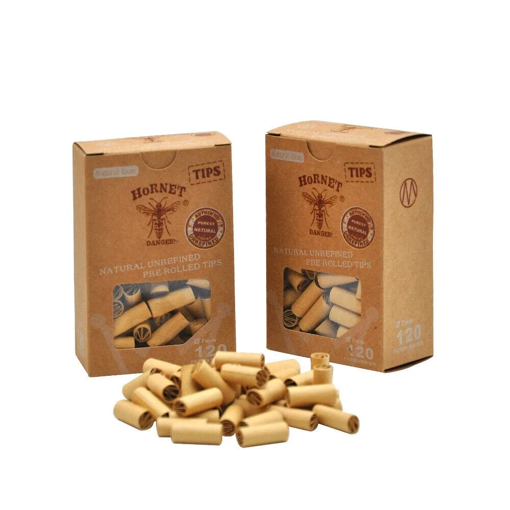 240 шт. 7 мм классические натуральные неочищенные предварительно свернутые