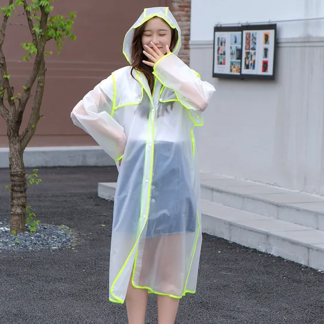 New Women's Raincoat Thickened 