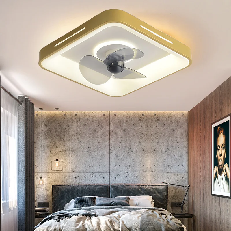 360 ° Поворотные современные потолочные вентиляторы для домашнего вентилятора со