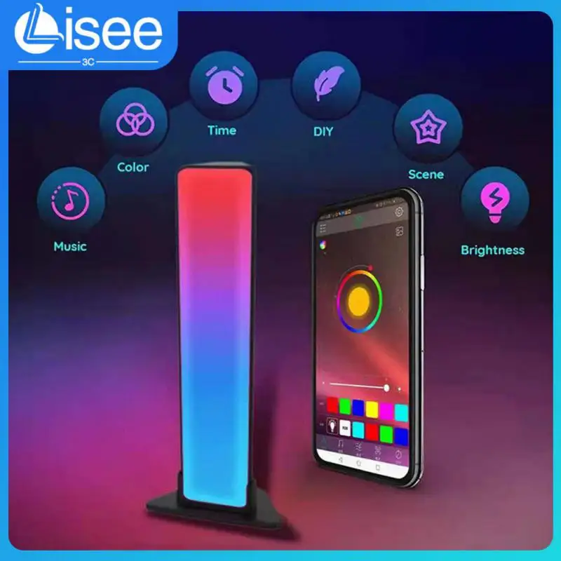 

Sync Night Light Pickup Rhythm Light Rgb Sound Control Led Smart Light Bars App Music Atmosphere Stage Lamp Two-way