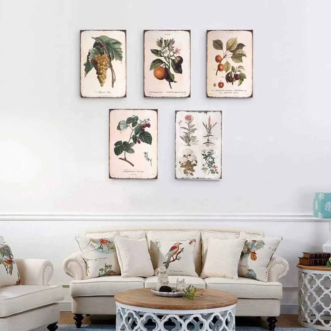 Metl Tn Sgn Vntge Chc rt Decorton Orlndo Flord Trvel для дома Br Cfe Frm Store Grge или Club 12 x 8 дюймов