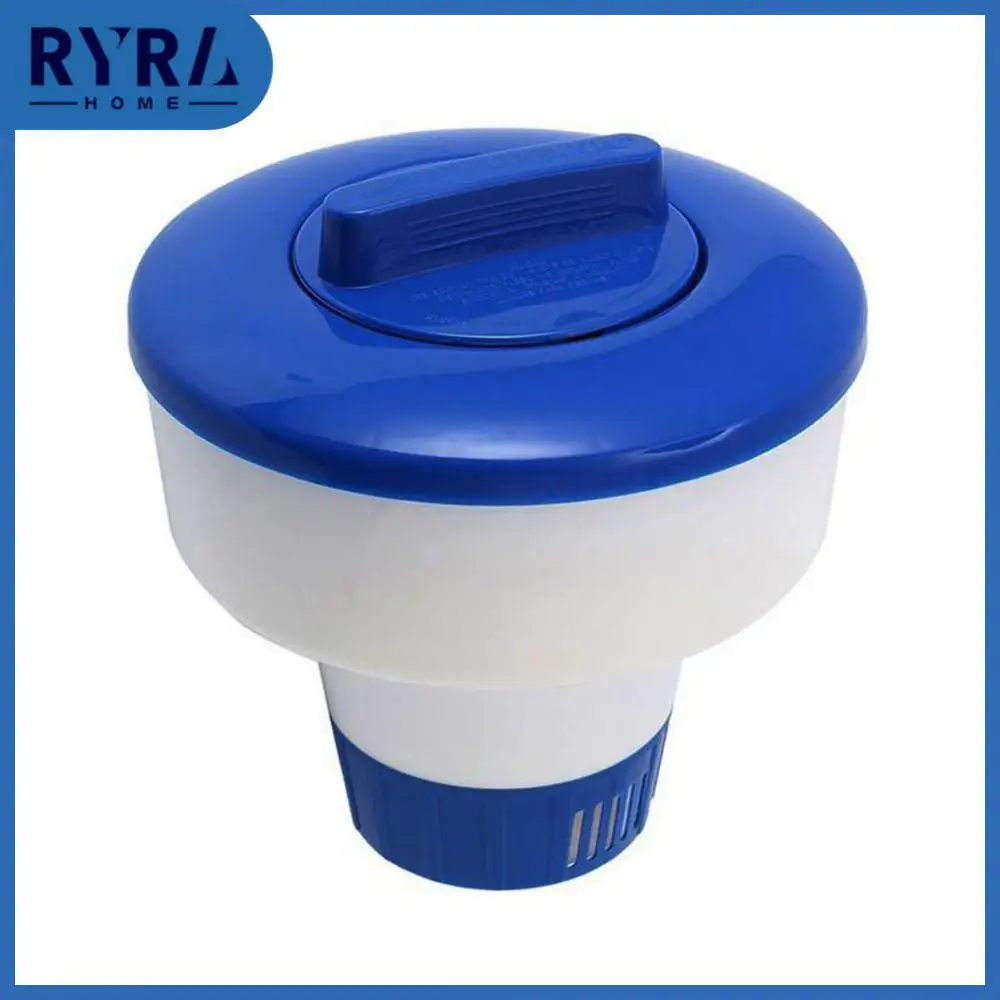 

5/8inch Deluxe Large Blue White Adjustable Chlorine Bromine Floater Dispenser Swimming Pool Spa Cleaning Tool Dropshipping