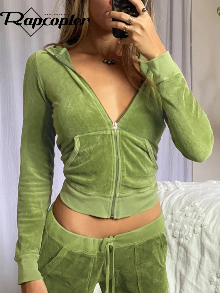 Женская Вельветовая куртка с капюшоном длинным рукавом и карманами - купить по