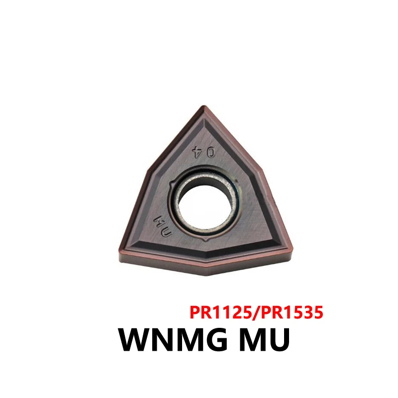 Оригинальный WNMG 080408 MU PR1125 PR1535 Твердосплавные вставки Токарный станок с ЧПУ