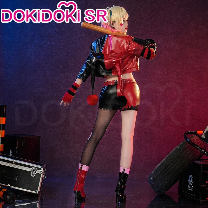 В НАЛИЧИИ Супер Женский Косплей Костюм Лиходия Аниме【XS-3XL】DokiDoki-SR Красный Черный