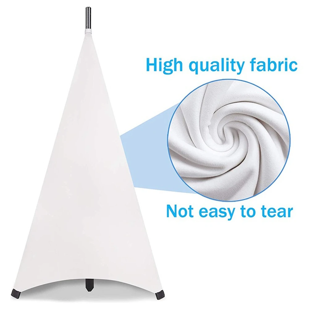 

DJ Speaker Stand Cover Universal Foldable 360 Degree Tripod Stand Skirt Scrim Cover Elastic Devices Non-slip Buckle Audio Sta