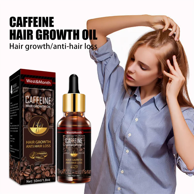 50 мл кофеин средство для ухода за волосами эфирное масло массажа кожи головы