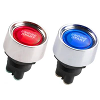 car modified ignition 12v24v red blue green button self reset one key start switch led light button switch
