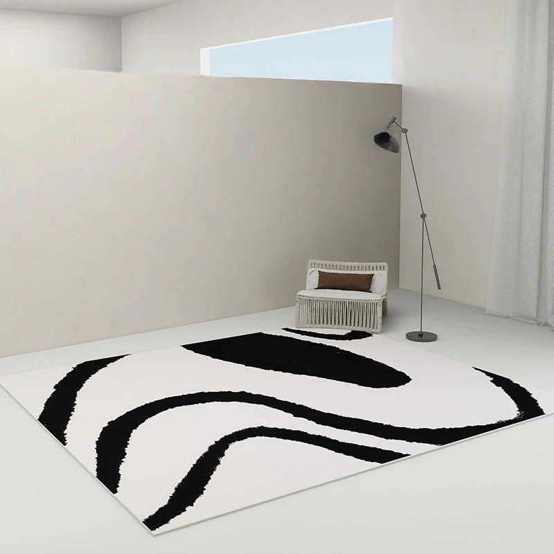 

Черный и белый цвет, фотообои для спальни, предмет интерьера, моющийся коврик с большой площадью, нескользящий коврик для кабинета, туалетной комнаты