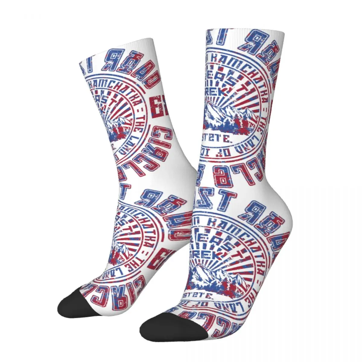 

Funny Crazy Sock for Men Mountain Hip Hop Harajuku Canada Outdoor Wild Adventure Brave To Keep Fit Pattern Printed Crew Sock