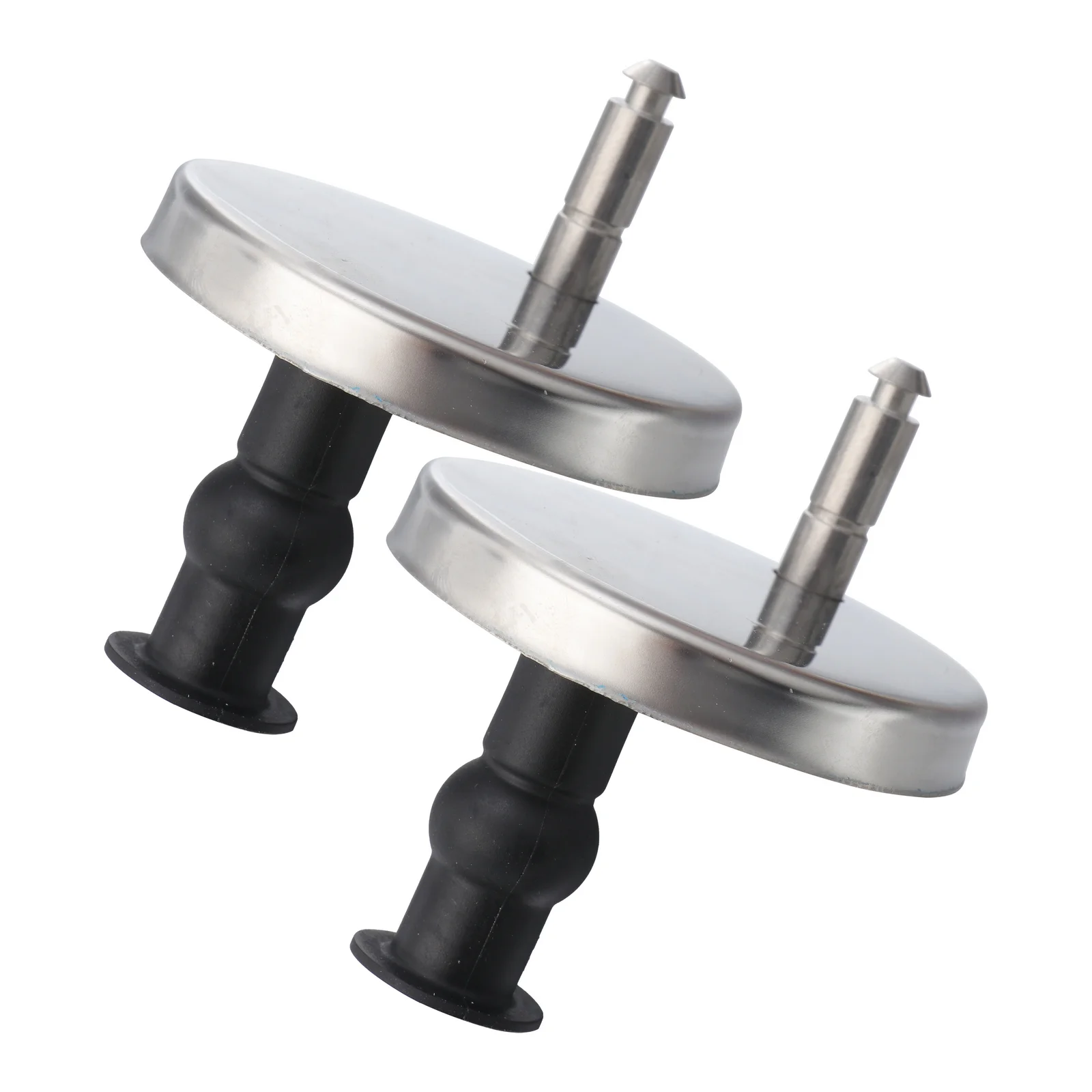 

2 Toilet Seat Fixings Fix Universal Pack Fitting Rubber Back To Wall Well Nut Quick Release WC Blind Hole