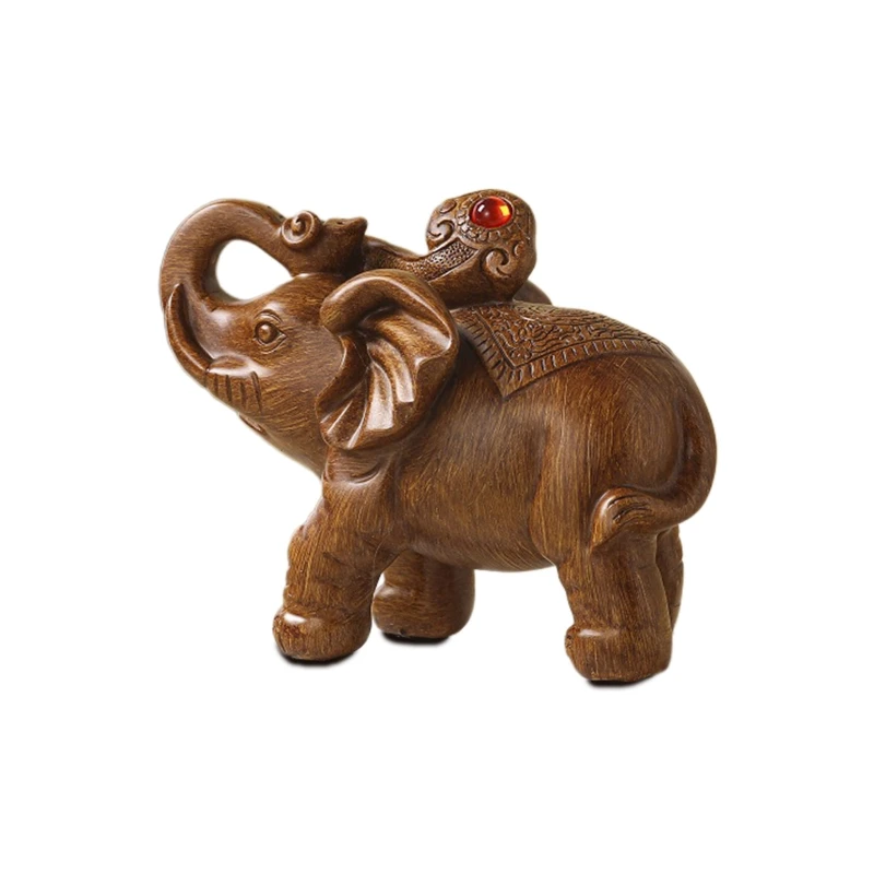 

Mini Resin Elephant Statue Creative Animal Art Figurine Crafts Ornament Room Decor Home Decoration Accessories