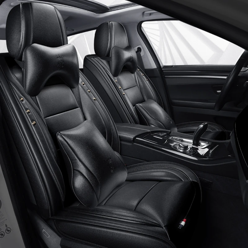 

Universal Nappa Leather Car Seat Cover For Fiat Grande Punto Freemont Bravo Palio Argo Full Set Women Auto Interior Accessories