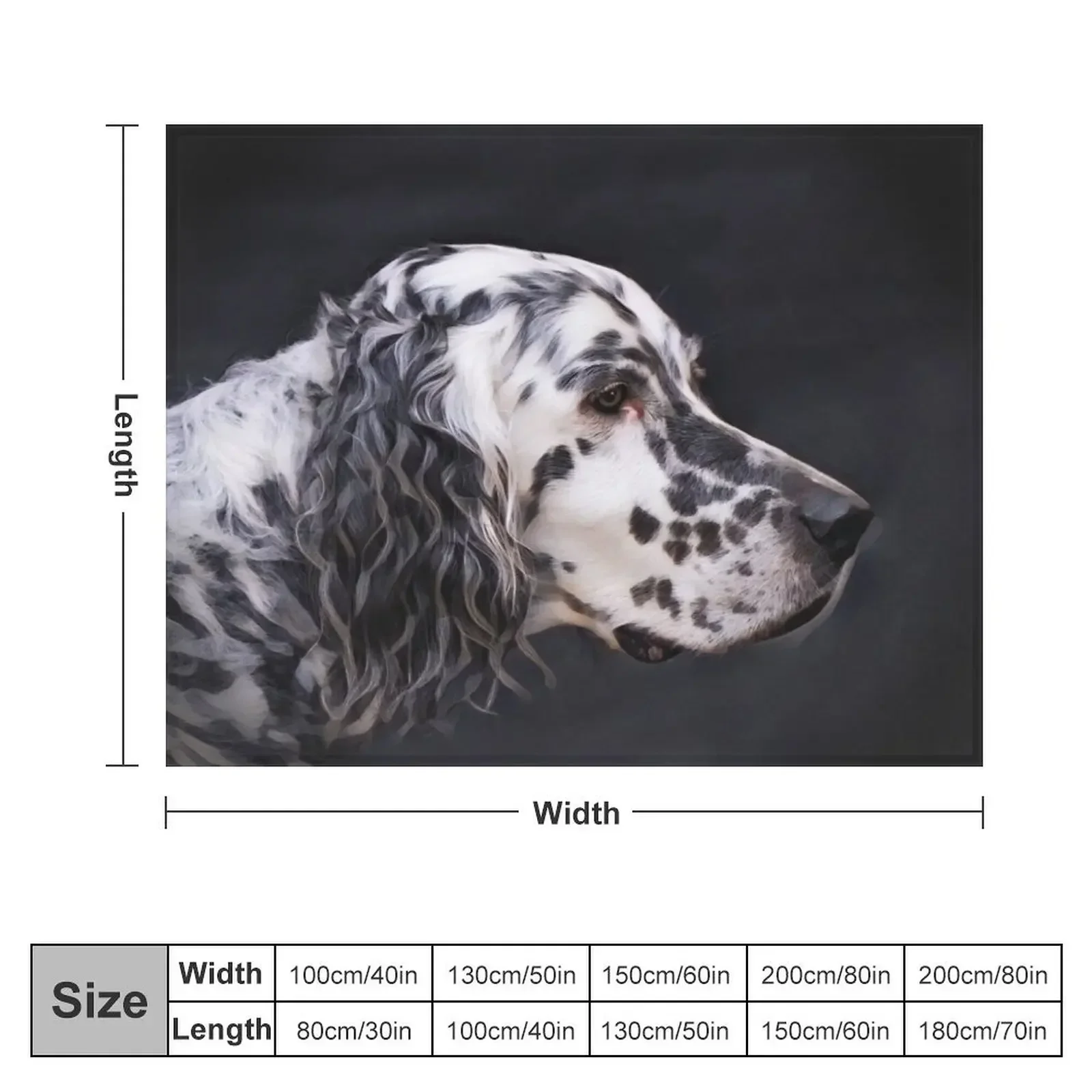 Английский Setter собака с дымчатыми глазами плед одеяло для младенцев теплые на