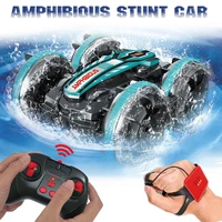 rc car toys 2 4g amphibious stunt rc car remote control double sided tumbling drift gesture remote control car vehicle toys