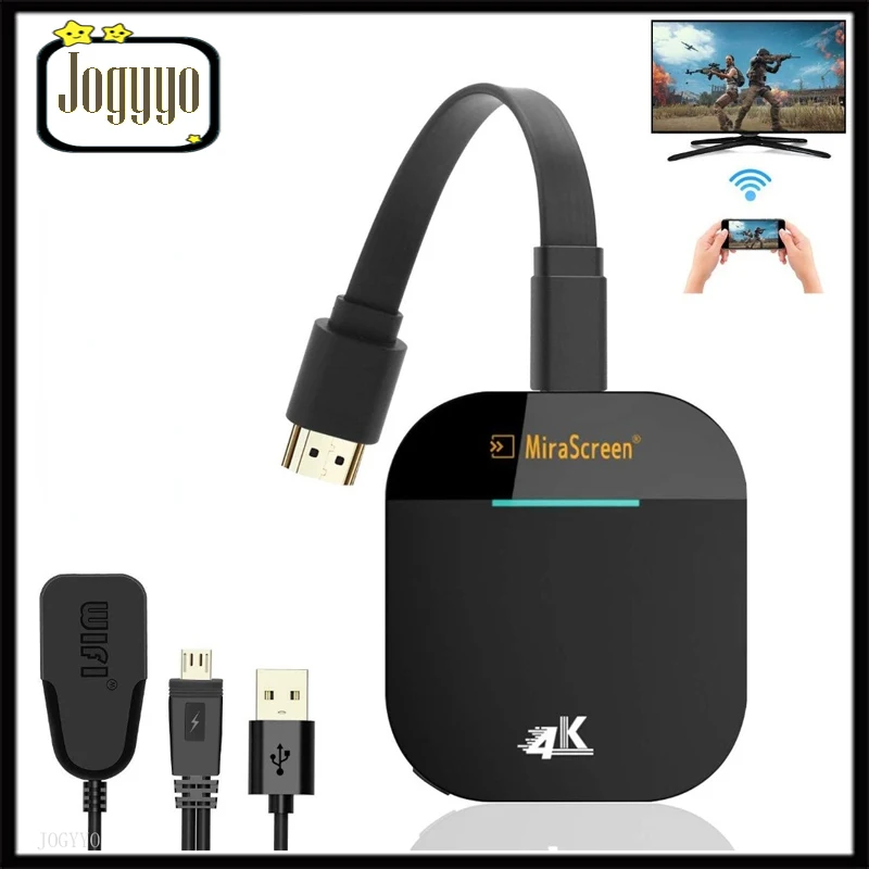 

4K Wireless HDMI-Compatible TV Stick Miracast Airplay Receiver Mirascreen G5 2.4G 5G Wifi Dongle Mirror Screen Streamer Cast