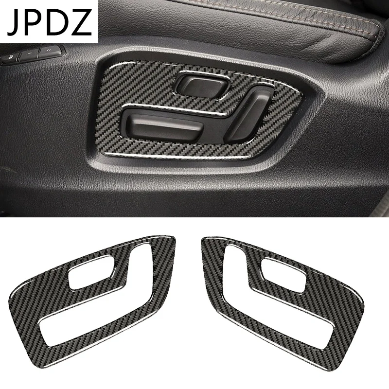 

Carbon fiber Car Rear Seat Adjustment Button Frame Sticker Decoration For Mazda CX-5 2017-2020 Auto Styling Interior Accessories