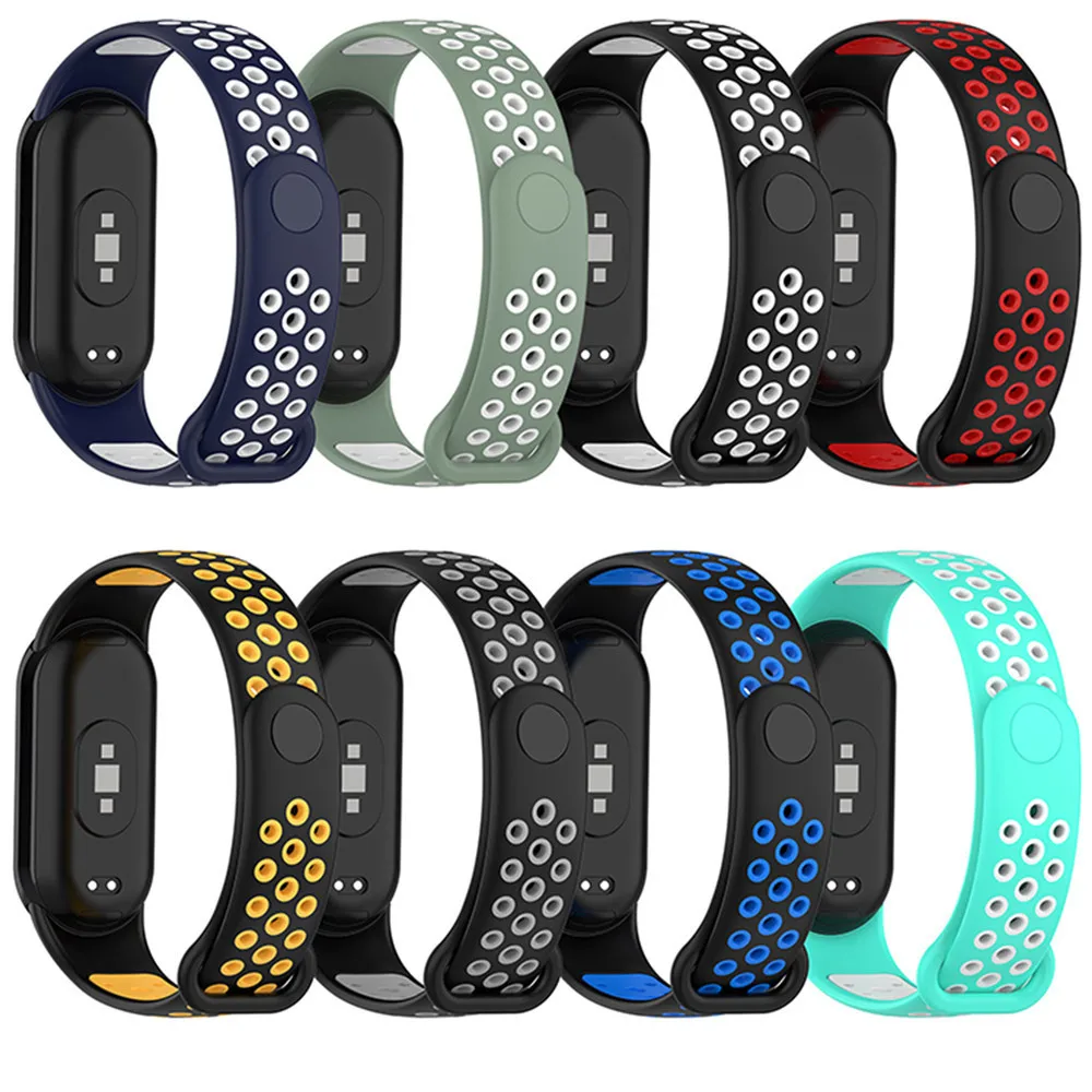 

18mm Silicone Loop Strap for Mi Watch Band Replacement Bracelets for Band8 Correa