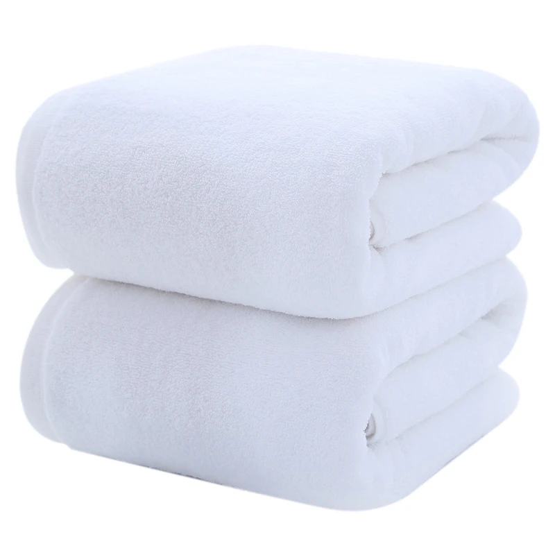 

Роскошные банные полотенца, очень большие, хорошо впитывающие, из коллекции Hotel Spa, 70x140 см, 2 упаковки (белые)
