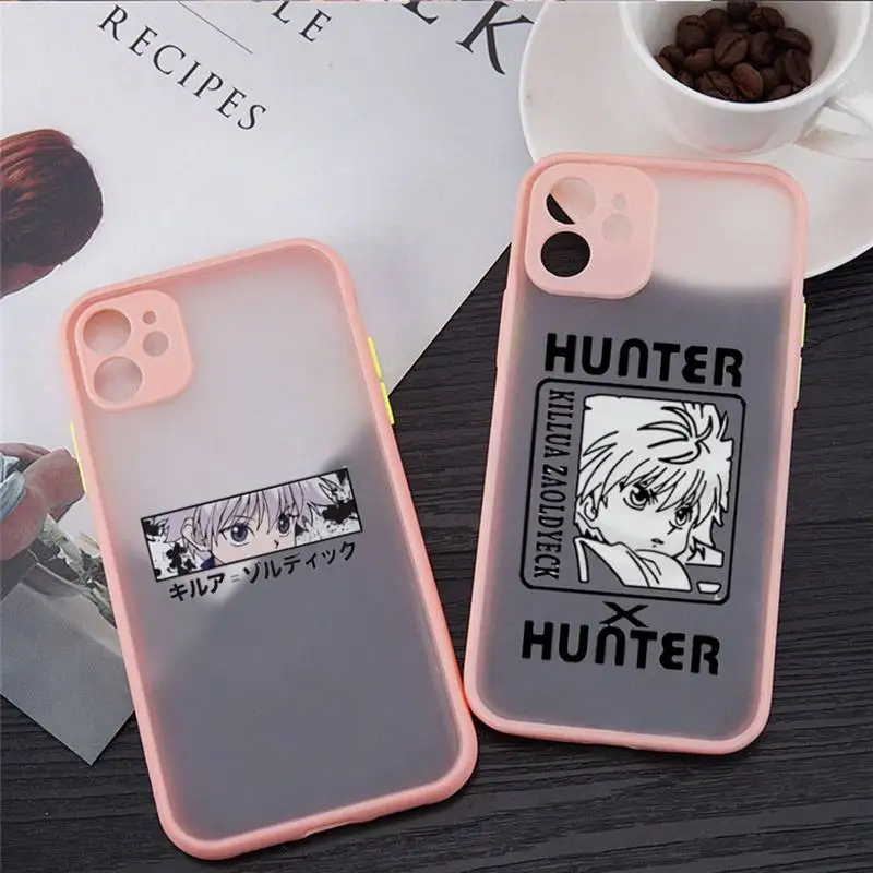 

Hunter X japan anime Phone Case matte transparent For iphone 11 12 13 7 8 plus mini x xs xr pro max cover