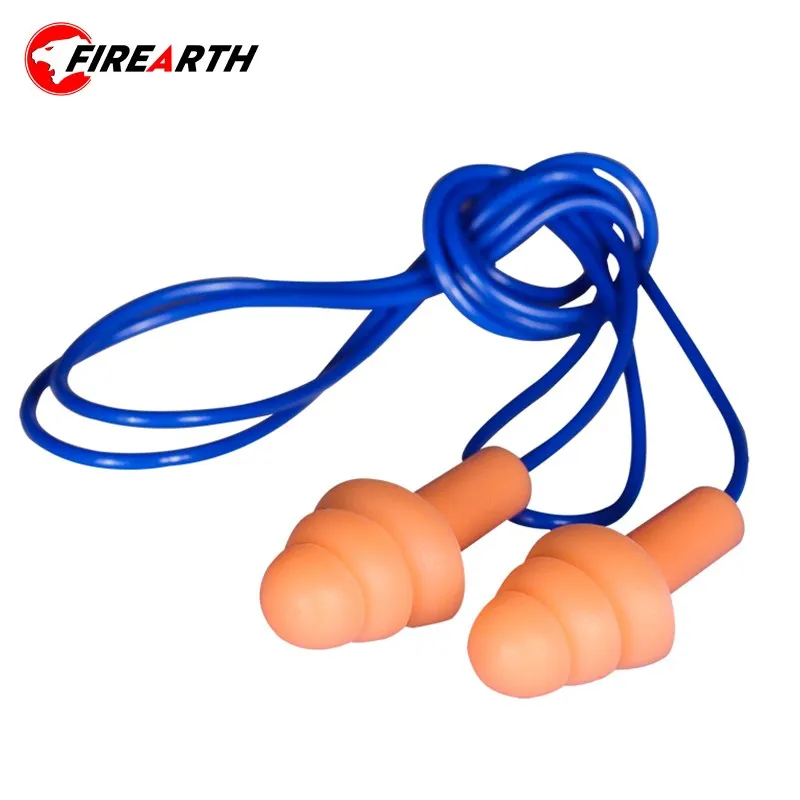

1/2/5/10pairs Ear Plugs Noise Cancelling Sleeping Ear Plugs Silicone Corded Anti-noise Earplugs Ultra-Soft Ear Protector
