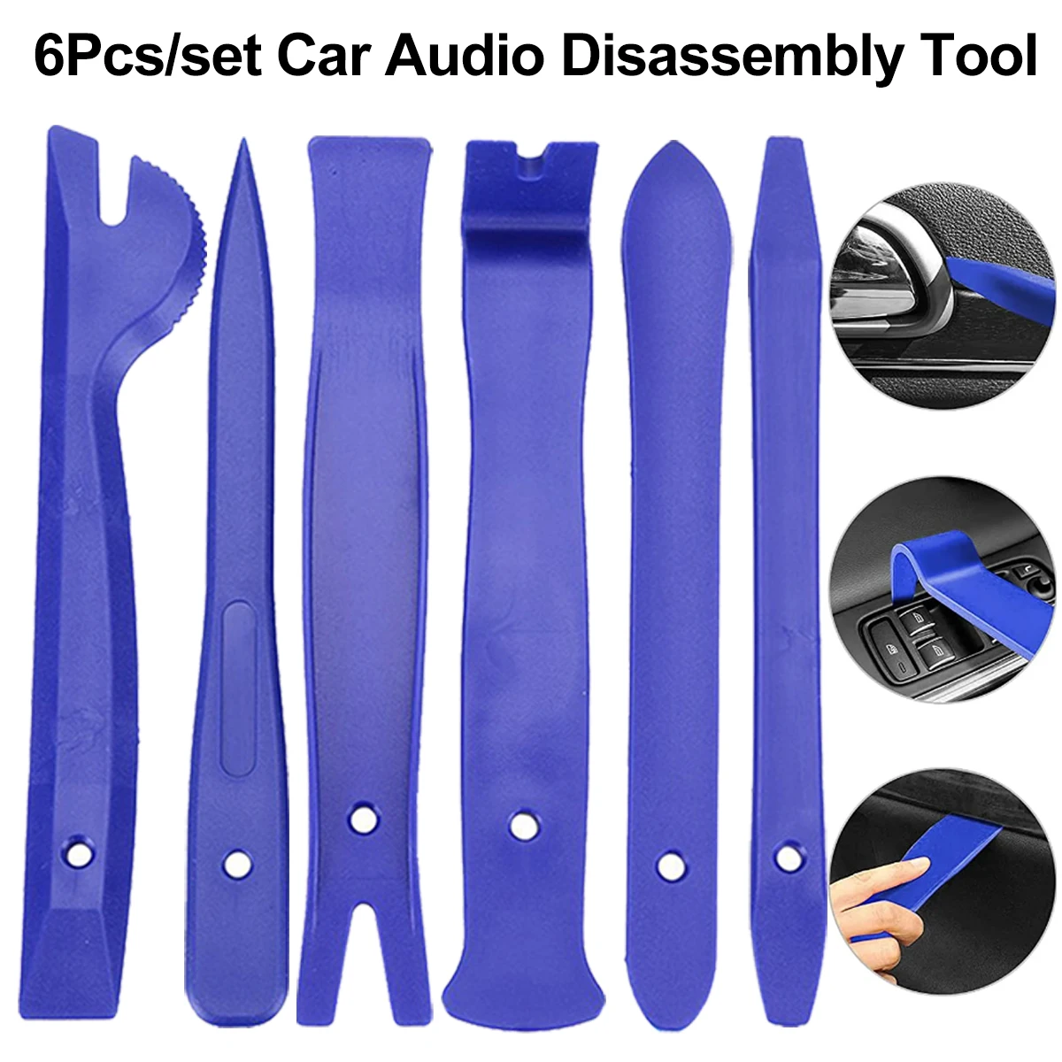 6 шт./компл. набор инструментов для снятия обшивки панели дверей автомобиля