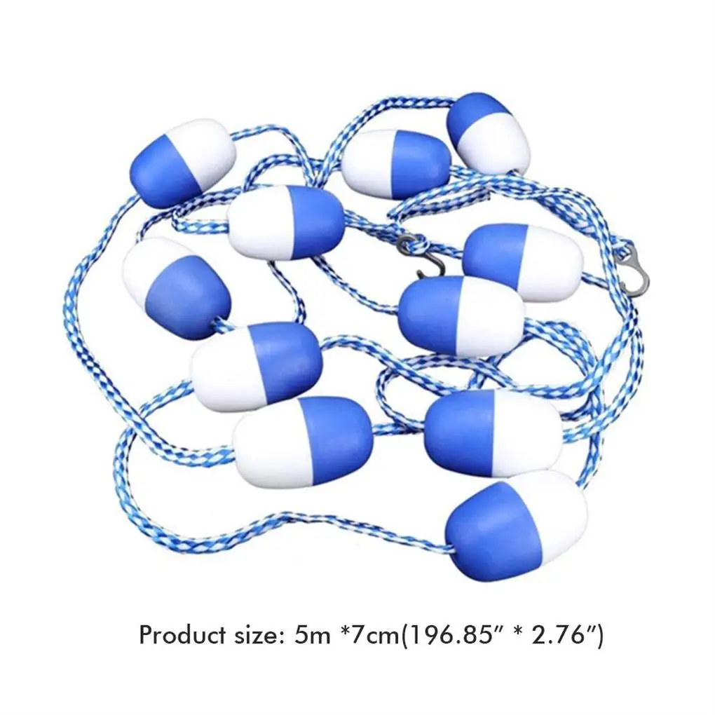 

Pre-Assembled Swimming Pool Safety Divider Rope Security Lane Strong Buoyancy Wear-resistant Buoy Lines Pool Accessories