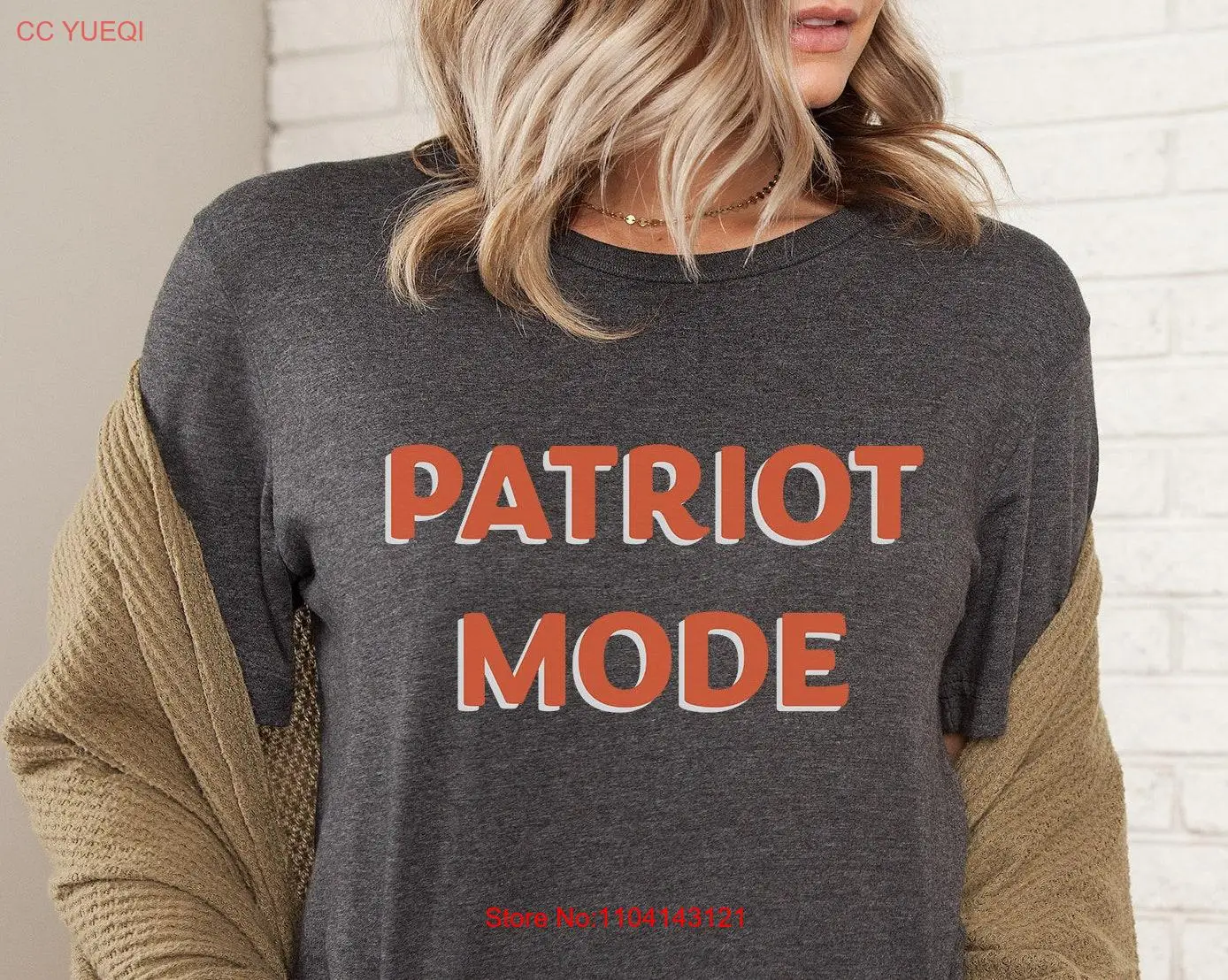 Консервативная футболка Patriot Mode 1766 американская республіканская свобода