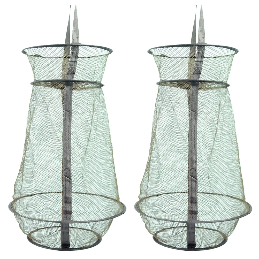 

Net Crab Nets Collapsible Bait Minnow Mesh Traps Basket Umbrella Foldable Hoop Crawfish Shrimp Lobster Landing Drop Fishing net