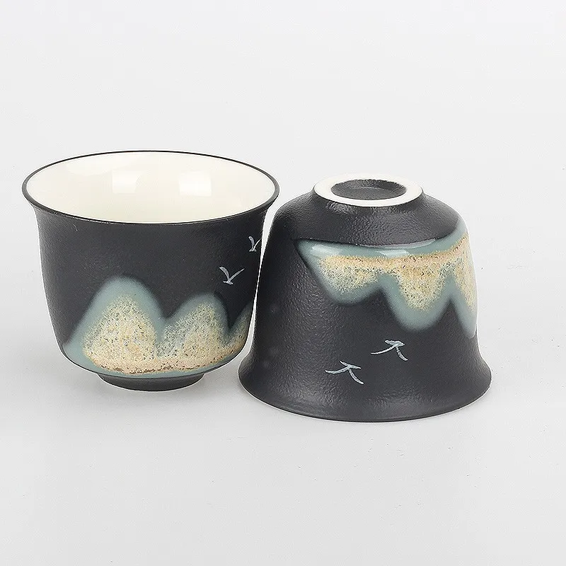 

Vintage Elegant Ceramic Cup Home Tea Cup Creative Ceramic Kung Fu Tea Set