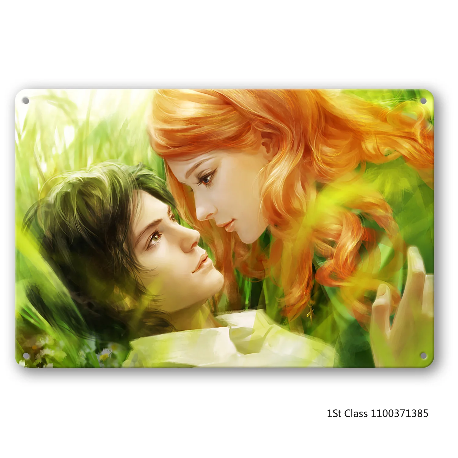 

Молодой любовный плакат, металлическая настенная вывеска, настенный жестяной знак, подходящий для украшения кафе спальни, может быть настр...