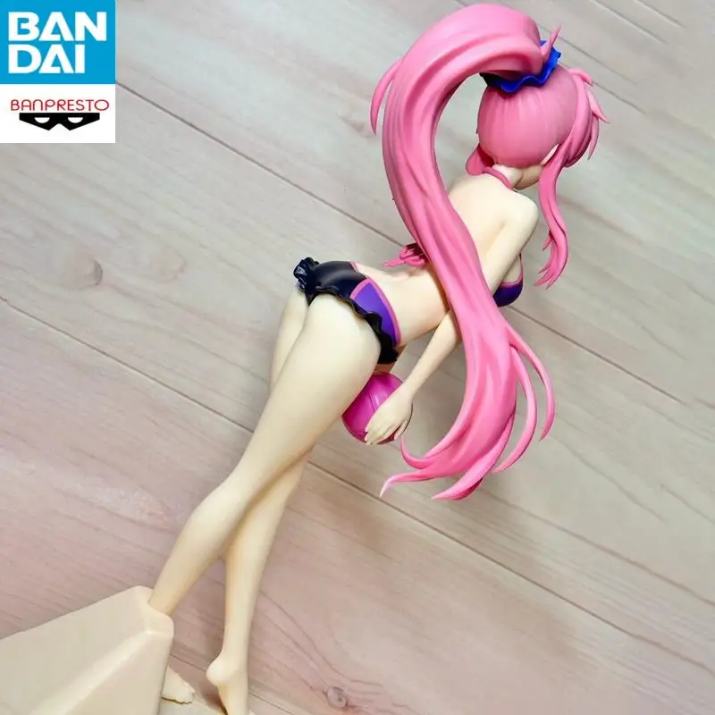Фото В наличии BANDAI NAMCO Mobile Suit Gundam SEED Lacus Clyne Gigi Andalucia GLITTER GLAMOURS Аниме Фигурка Модель Аниме Фигурка Модель №5