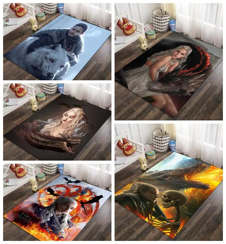 Коврик Игра престолов входной дверной коврик для ванной комнаты впитывающий