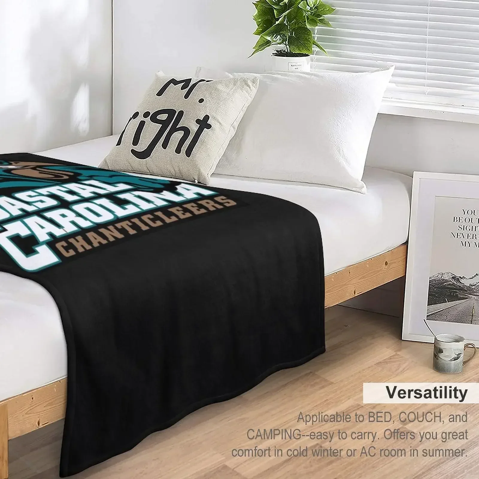 Футболка Coastal Carolina Chanticleers Essential одеяло теплое зимнее лохматое