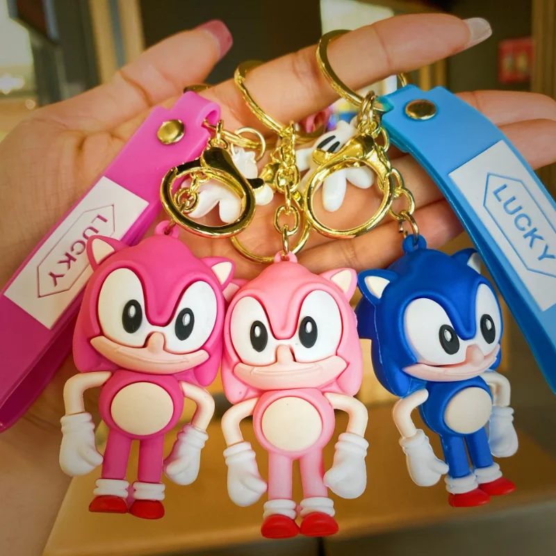 

Cartoon Animation Key Chain Sonic The Hedgehog Surrounding New High-value Creative Fashion Exquisite Car Bag Pendant Accessories