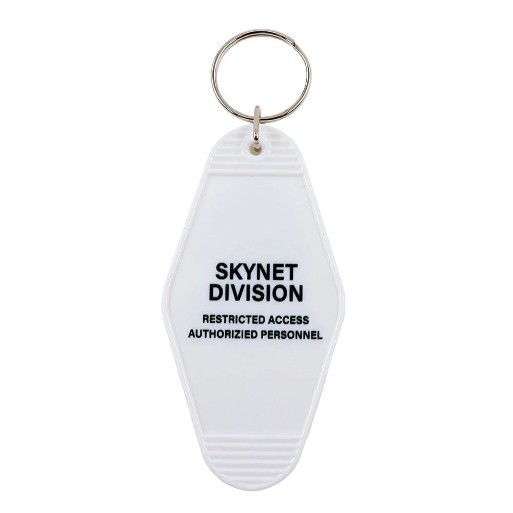 Фото Брелок Cybeerdyne Global Defense T-1000 Sunnyvale California, брелок для ключей, вдохновленный научно-фантастическим фильмом, аксессуары для ключей Collectio №2