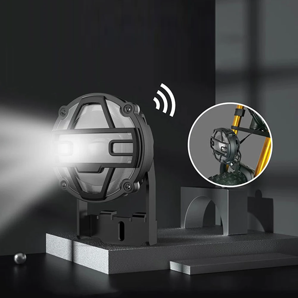 

Electric Snowmobile Off-road Vehicle Horn Headlight X5 Aluminum Alloy 36V 48V Night Cycling Head Light Waterproof External Light