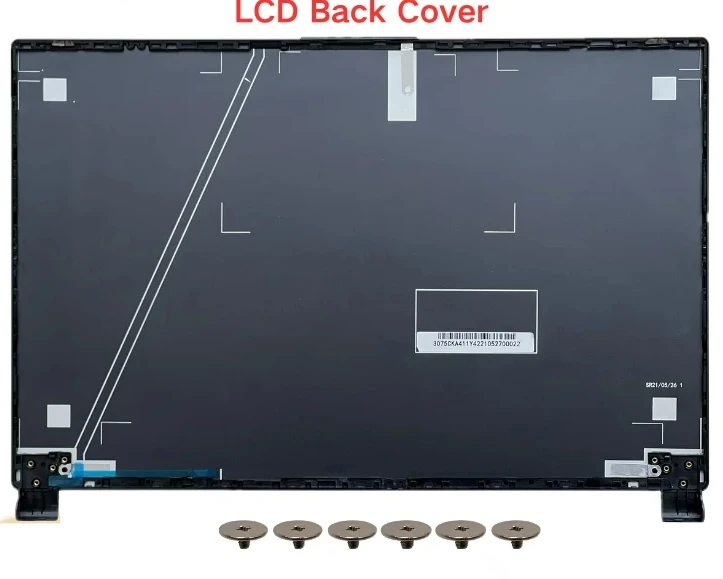 Фото Задняя крышка для ноутбука Delta 15 A5EFK MS-15CK 15.6 LCD (3075CKA411Y42) с передней рамкой и петлями №2