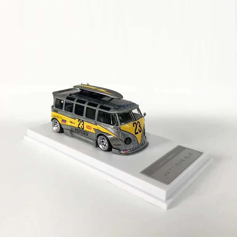 Игрушечная модель автомобиля LMLF 1:64 автобус T1 Kombi широкий корпус литый под