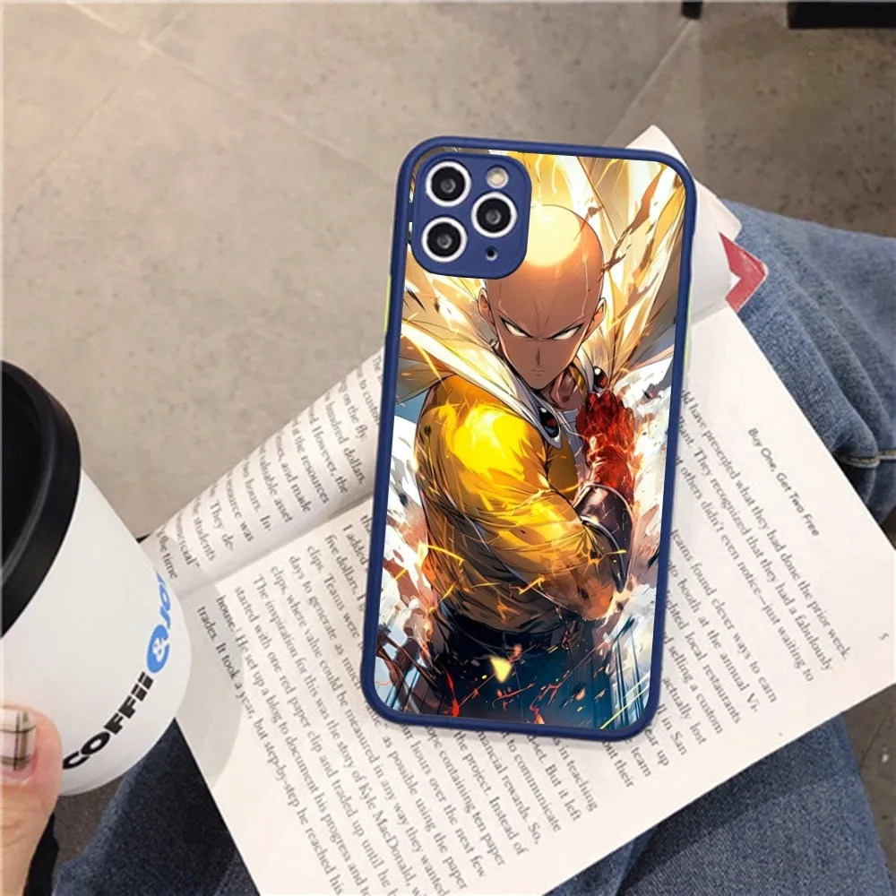 ONE PUNCH-MAN Phone Case For IPhone 14 11 12 13 Mini Pro Max 8 7 Plus X XR XS MAX Translucent Matte Cover