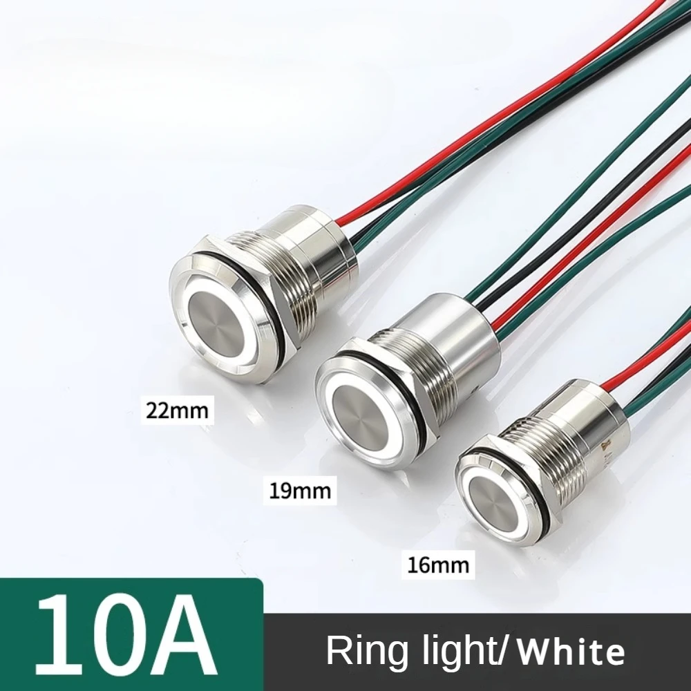 

Sweideer IP67 водонепроницаемый металлический кнопочный переключатель 10A