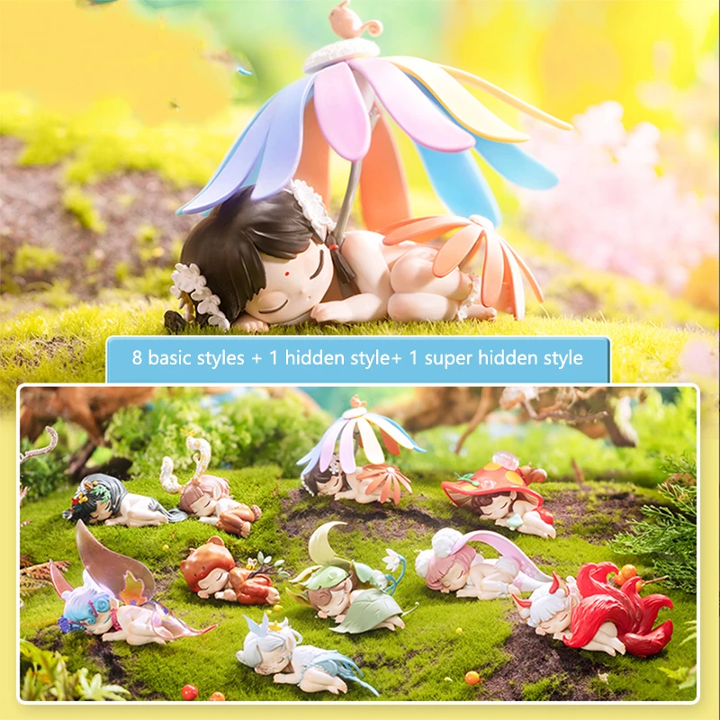 

Blind Box Sleep Elf In The Forest Toys for Girls Figure Action Caja Ciega Surprise Mystery Box Kawaii Home Model Birthday Gift