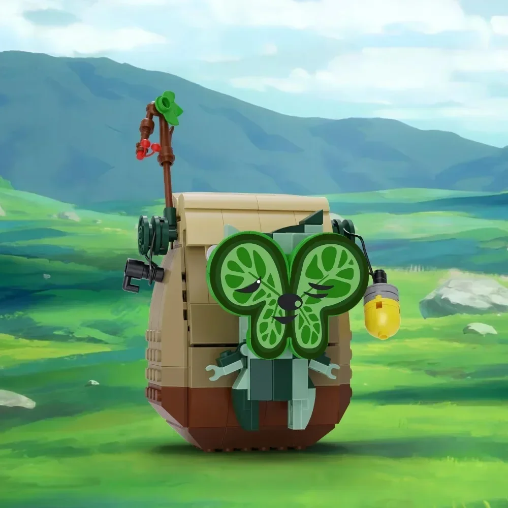 376 шт. Детский конструктор с принтом корока